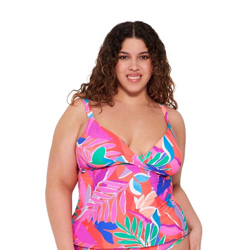 NWT Women's Tropical Print Swim Set